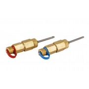 Danfoss 003Z3946 - Set of test plugs, straight, extended (2 pcs., blue + red)
