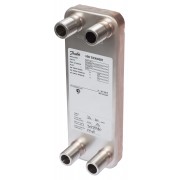Danfoss 004B1210 - Паяные теплообменники, XB20-1, Медь, Количество пластин: 20, 25 bar, G 1