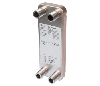 Danfoss 004B1210 - Паяные теплообменники, XB20-1, Медь, Количество пластин: 20, 25 bar, G 1 Danfoss 004B1210 - Паяные теплообменники, XB20-1, Медь, Количество пластин: 20, 25 bar, G 1