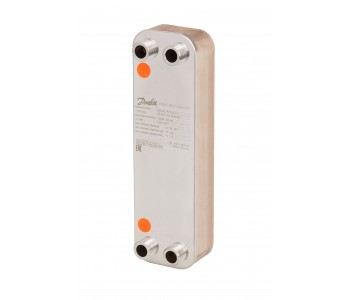 Danfoss 004B1222 - Brazed Heat Exchangers, XB06H+-1, Copper, Number of plates: 70, 25 bar, G 3/4 Danfoss 004B1222 - Brazed Heat Exchangers, XB06H+-1, Copper, Number of plates: 70, 25 bar, G 3/4