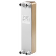 Danfoss 004B1700 - Паяные теплообменники, XB37M-1, Медь, Количество пластин: 80, 25 bar, G 1