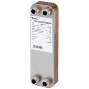 Danfoss 004B2041 - Паяные теплообменники, XB06H-1, Медь, Количество пластин: 26, 25 bar, G 3/4