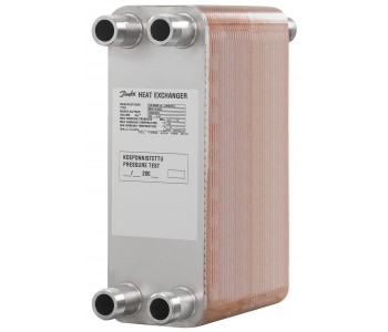 Danfoss 004B3225 - Паяные теплообменники, XB20-2, Медь, Количество пластин: 100, 25 bar, G 1 Danfoss 004B3225 - Паяные теплообменники, XB20-2, Медь, Количество пластин: 100, 25 bar, G 1