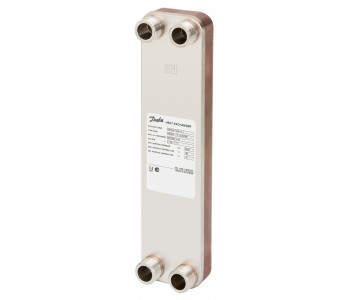 Danfoss 004B3557 - Brazed Heat Exchangers, XB05M-1, Copper, Number of plates: 16, 25 bar, G 3/4 Danfoss 004B3557 - Brazed Heat Exchangers, XB05M-1, Copper, Number of plates: 16, 25 bar, G 3/4