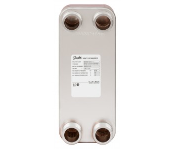 Danfoss 004H7527 - Паяные теплообменники, XB12L-1, Медь, Количество пластин: 20, 25 bar, G 1¼ Danfoss 004H7527 - Паяные теплообменники, XB12L-1, Медь, Количество пластин: 20, 25 bar, G 1¼