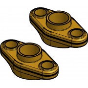 Danfoss 006-1158 - Flange set, Flange