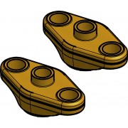 Danfoss 006-1195 - Flange set, Flange