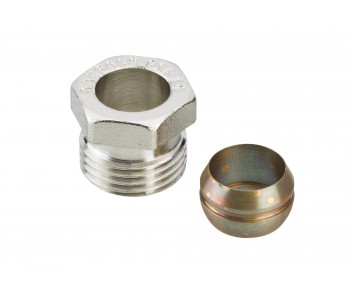 Danfoss 013G4114 - Compression fittings for steel and copper tubings, G 1/2 Danfoss 013G4114 - Compression fittings for steel and copper tubings, G 1/2