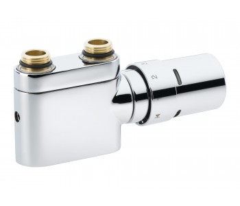 Danfoss 013G4376 - VHX sets (X-tra Collection), VHX-DUO, RTX, Straight, dual 50 mm connection, Chrome Danfoss 013G4376 - VHX sets (X-tra Collection), VHX-DUO, RTX, Straight, dual 50 mm connection, Chrome