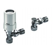 Danfoss 013G6017 - Sensor set, Box, RAS-D2, White/chrome, Bidir, RLV-D, 10/15 mm, Angle