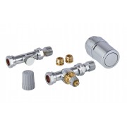 Danfoss 013G6018 - Sensor set, Box, RAS-D2, Chrome, Bidir, RLV-D, 10/15 mm, Straight