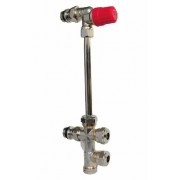 Danfoss 013G6632 - Swedish manifold assemblies, RA-K-VB/N straight, 300 mm, Altech; Curant; Halrad; Lenhovda; Purmo
