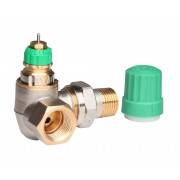 Danfoss 013G7720 - Радиаторные клапаны, RA-DV, Динамический (не зависит от давления), Ду 15, Двойной угловой левый