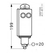 Danfoss 017-501966 - Реле давления, RT1A