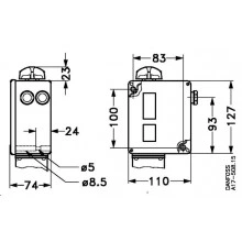 Danfoss 017-503166 - Реле давления, RT6W