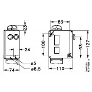 Danfoss 017-505266 - Реле давления, RT5A