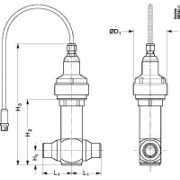 Danfoss 027H7184 - Электроприводный регулирующий клапан, CCM Actuator