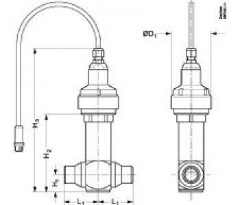 Danfoss 027H7187 - Электроприводный регулирующий клапан, CCM 20 Danfoss 027H7187 - Электроприводный регулирующий клапан, CCM 20