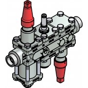 Danfoss 027L3058 - Valve station, ICF 20-6-90, 3/4 in