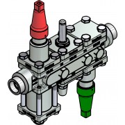 Danfoss 027L3150 - Valve station, ICF 20-6-90, 3/4 in