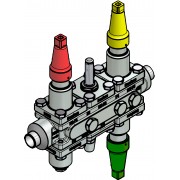 Danfoss 027L3398 - Клапанная станция, ICF 20-6-2RB, 3/4 in