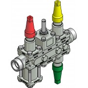 Danfoss 027L3412 - Valve station, ICF 20-6-2HRB, 1 in