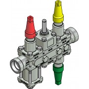 Danfoss 027L3413 - Valve station, ICF 20-6-2HRB, 1 1/4 in
