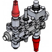 Danfoss 027L3573 - Valve station, ICF SS 20-6-5MA33, 3/4 in