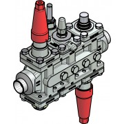 Danfoss 027L4047 - Valve station, ICF 25-6-5MB, 1 1/4 in