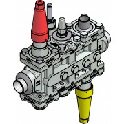 Danfoss 027L4126 - Valve station, ICF 25-6-15RB, 1 1/4 in