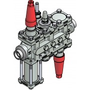 Danfoss 027L4156 - Valve station, ICF 25-6-90, 1 in
