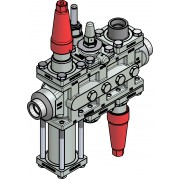Danfoss 027L4158 - Valve station, ICF 25-6-90, 1 in