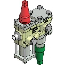 Danfoss 027L4581 - Valve station, ICF 15-4-90, 1/2 in