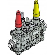 Danfoss 027L4594 - Valve station, ICF 25-6-90, 1 in