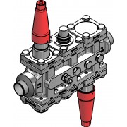 Danfoss 027L4762 - Valve station, ICF SS 25-6-90, 1 1/4 in