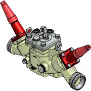 Danfoss 027L6512 - Valve station, ICF 65-3-42S80, 3 in