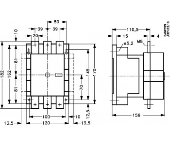 Danfoss 037H308222 - Contactor, CI 180 Danfoss 037H308222 - Contactor, CI 180