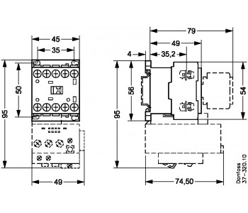 Danfoss 037H350533 - Contactor, CI 5-9 Danfoss 037H350533 - Contactor, CI 5-9