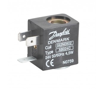 Danfoss 042N0802 - Solenoid coil, AB024C Danfoss 042N0802 - Solenoid coil, AB024C