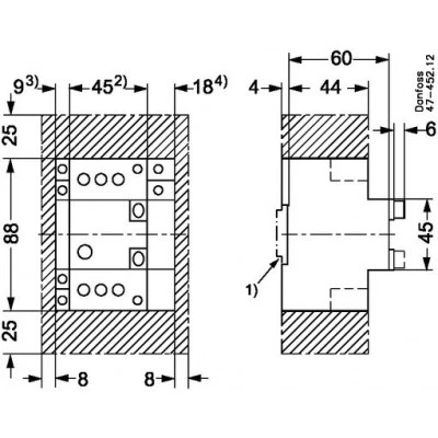 Danfoss 047B3058 - Автоматический выключатель, CTI 15