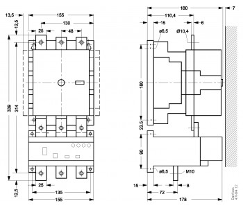 Danfoss 047H3033 - Overload relay, TI 630 E Danfoss 047H3033 - Overload relay, TI 630 E