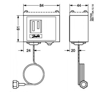 Danfoss 060-001866 - Реле давления, KP5 Danfoss 060-001866 - Реле давления, KP5