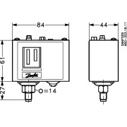 Danfoss 060-115391 - Pressure switch, KP5A