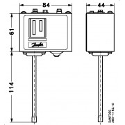 Danfoss 060-118066 - Реле давления, KP5
