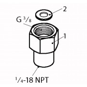 Danfoss 060B030266 - Accessory, Nipple