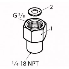 Danfoss 060B030266 - Accessory, Nipple