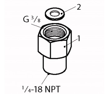 Danfoss 060B030266 - Accessory, Nipple Danfoss 060B030266 - Accessory, Nipple