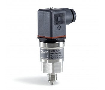 Danfoss 060G6100 - Преобразователь давления, MBS 1700, 0.00 bar - 6.00 bar, 0.00 psi - 87.02 psi Danfoss 060G6100 - Преобразователь давления, MBS 1700, 0.00 bar - 6.00 bar, 0.00 psi - 87.02 psi