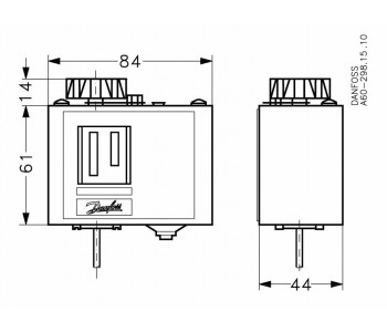 Danfoss 060L111366 - Термостат, KP71 Danfoss 060L111366 - Термостат, KP71