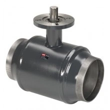 Danfoss 065N1128 - Шаровые краны, Кран JIP-WW, полнопроход., с фланцем под редуктор, Полнопроходной, Сварной